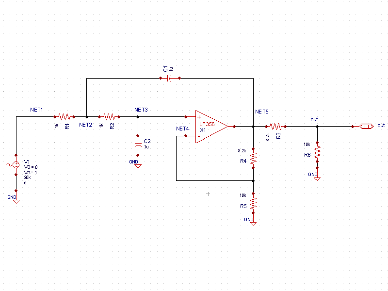 Chebyshev Filter Circuit Diagram